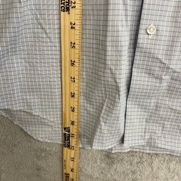 NWOT Calvin Klein Men's M  Checkered Long Sleeve Button down Shirt - Picture 5 of 10